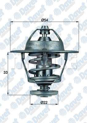 MAHLE TX5385D Termostat 85c Corsa B-C-Astra F-G-H-Vectra B 1.5d 1.7dt